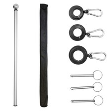 22ft Locking Telescoping Fiberglass Pole Tail...
