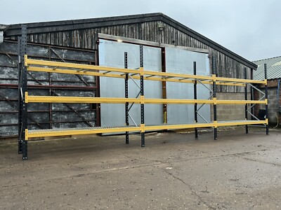 3x Bays Link 51 Used Warehouse Racking Heavy Duty 2.4M High 900 Deep 2 ...