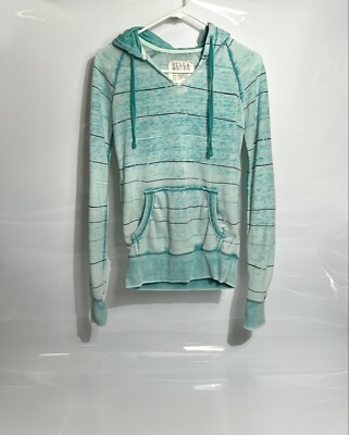 Billabong Green Tie Dye Sweatshirt Hoodie Size XS UK