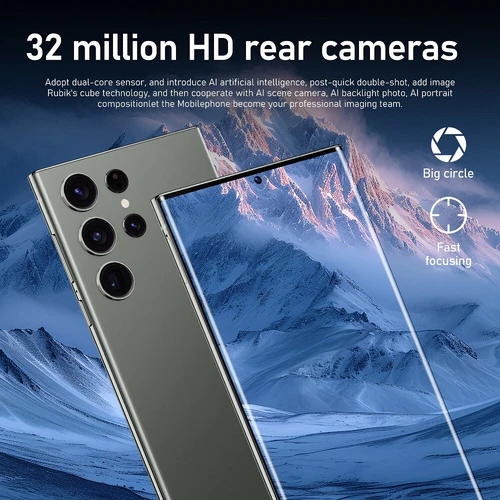 Nuovo smartphone Android 13 ultra sbloccato S24 doppia SIM 5G cellulare regalo - Foto 4 di 23