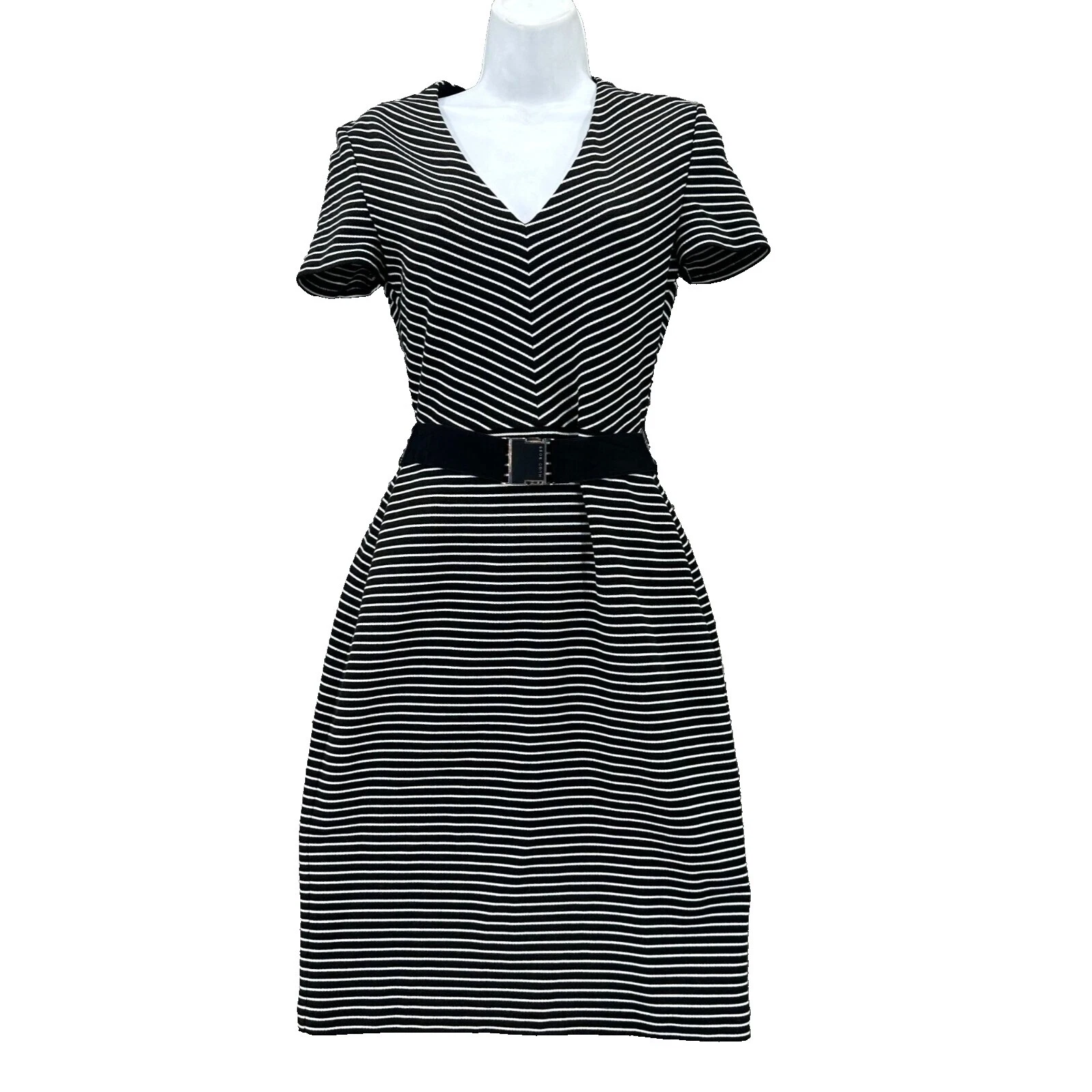 Vestidos de rayas Funda de negocios para De mujer