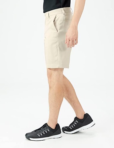 Amazon Essentials Mens Golf SHORTS - Size 36 - Stone Tan Stretch Classic Fit NWT - Picture 2 of 12