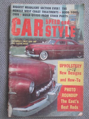 Car Speed And Style Magazine 1959 January Easts Best Rods Tips How To Vintage