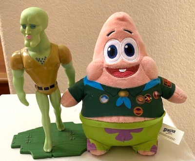 SpongeBob Squarepants Masterpiece Meme Handsome Squidward & Patrick Star Plush