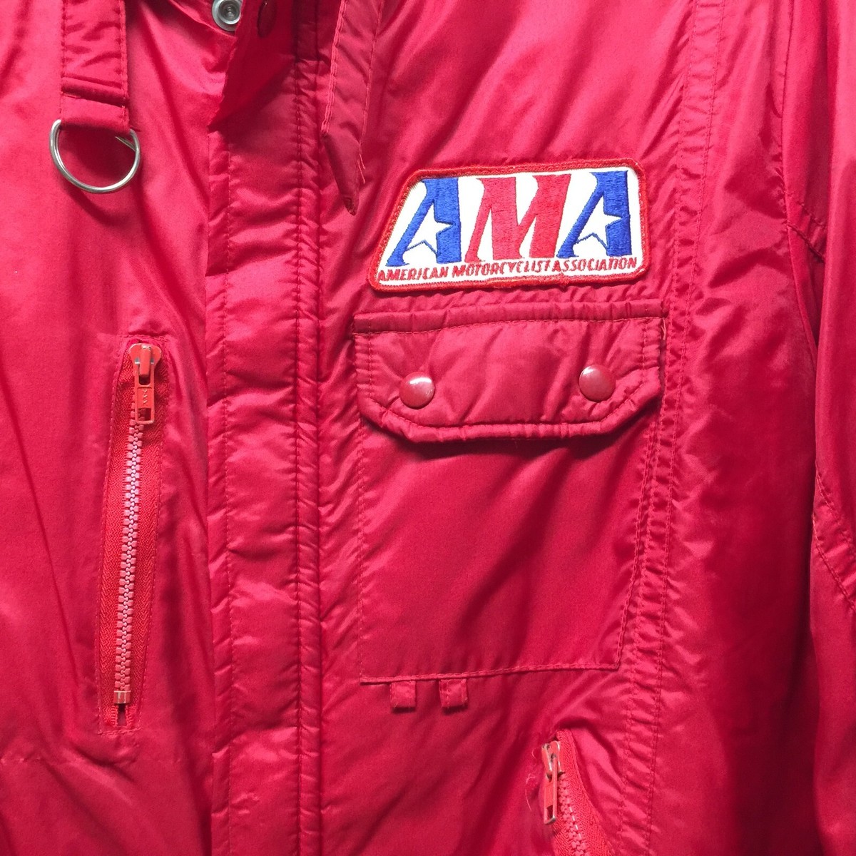Vintage AMA Racing Jacket Medium American Motorcyclist Association 