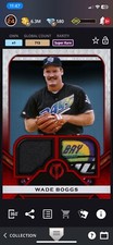 [DIGITAL CARD] TOPPS BUNT 2021 WADE BOGGS - SPECIAL RELEASE RED DUAL RELIC, RAYS