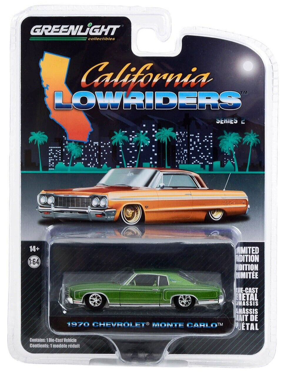 IN STOCK NOW! GREENLIGHT 1:64 CALIFORNIA LOWRIDERS SERIES 2 GL 63030-D