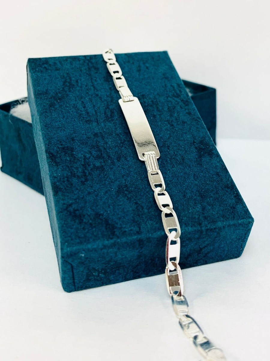 VALENTINO ID CHAIN BRACELET/シルバー/ブレスレット Baby ID Bracelet Valentino Link 6.25