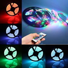 Blue 5m 16ft 300 leds smd 3528 flexible RGB led strip light waterproof 12v ip65