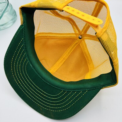 Vtg SnapBack Trucker Hat Cap Patch Front Mesh Dekalb Swingster | eBay