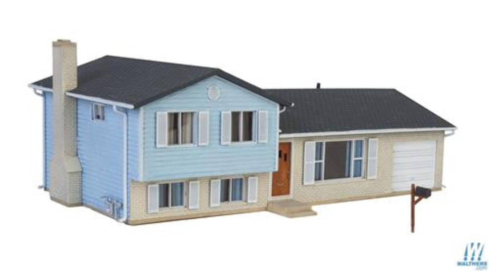 Walthers 933-3794 HO Gauge Split Level House Kit