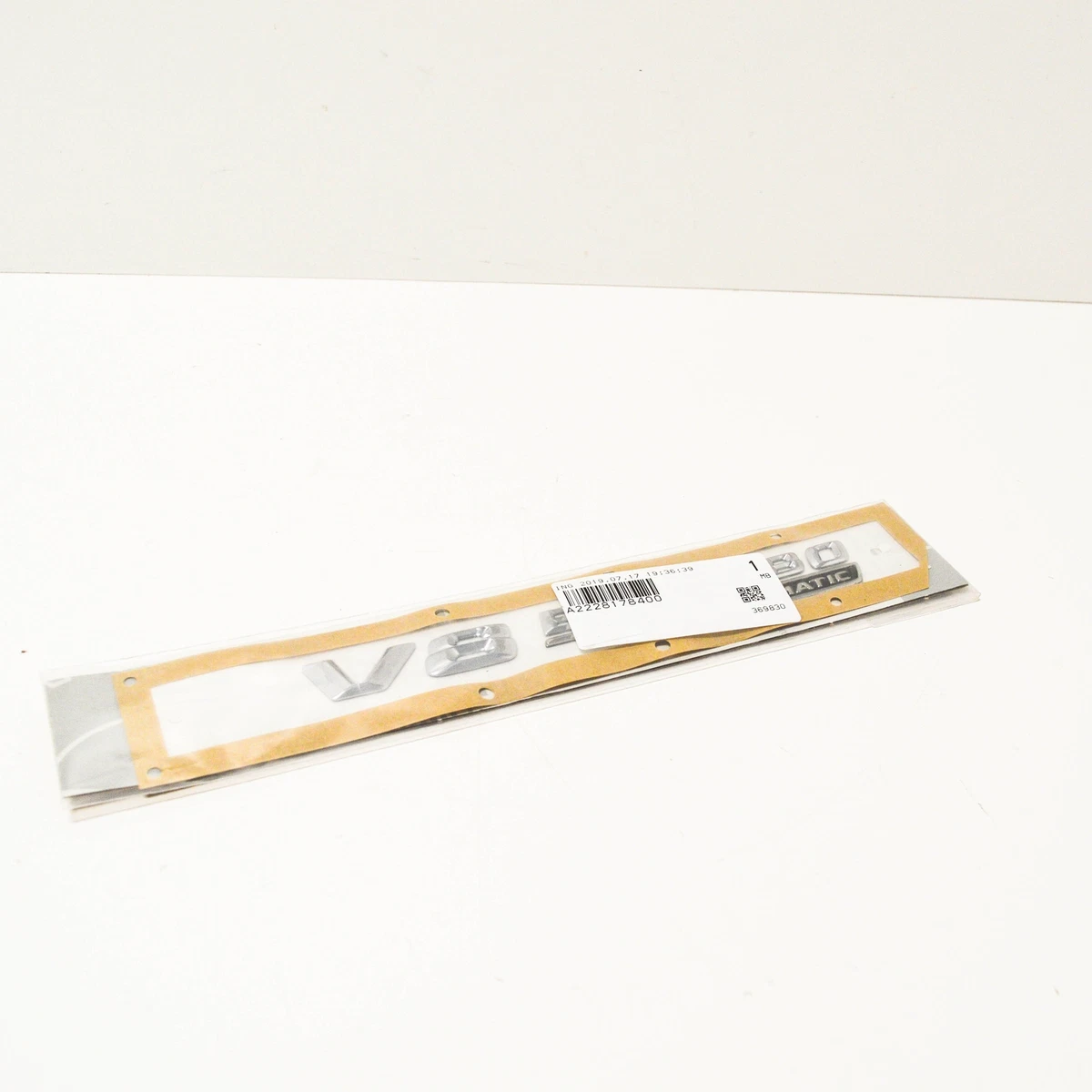 MERCEDES BENZ S W222 AMG Front Fender Emblem Badge Nameplate