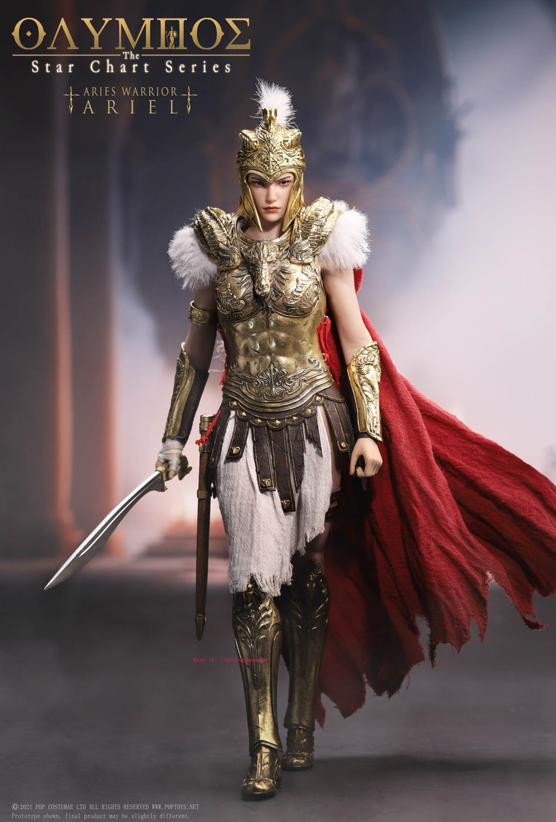 POP COSTUME 黄道十二星座 おひつじ 牡羊座 エリアル OSC-003 POP COSTUME OSC-003 1/6 Aries Warrior Ariel Olympus Star