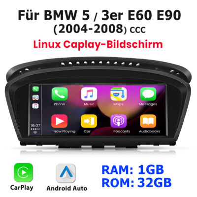 8.8'' Android13 Carplay Auto 1+32G Autoradio CCC für BMW E90 E91 E92 E93 E60 E61