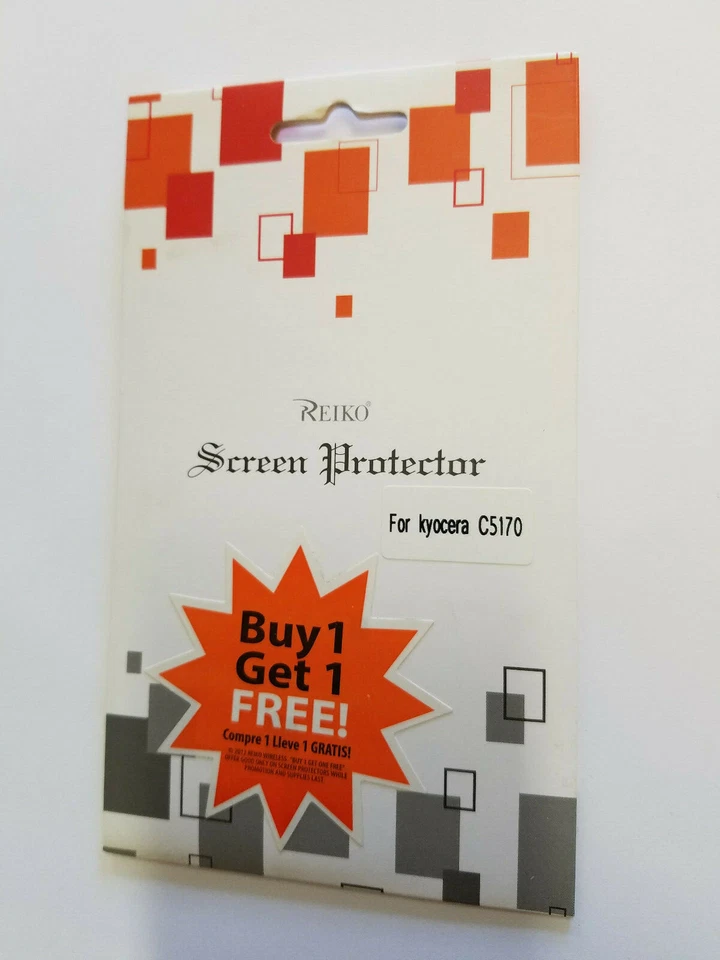 Lot 90 Clear Lcd Screen Protector Cover Kyocera Hydro C5170 Boost Mobile Virgin - Image 2 of 3