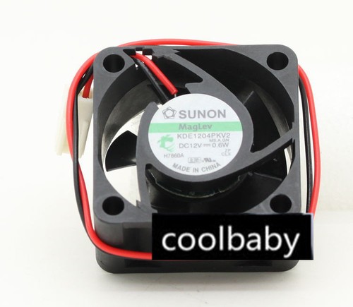 Ventilateur Sunon 12V 1.6W 40x40x20mm - KDE1204PKVX MS - 3 Fils