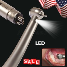 4Hole Dental LED E-generator Fast High Speed Handpiece Turbine Push Yabangbang