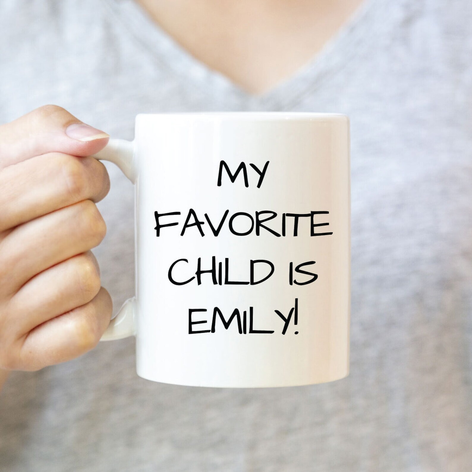 Personalised My Favourite Child Is Ceramic Mug For Mothers Day Novely Present