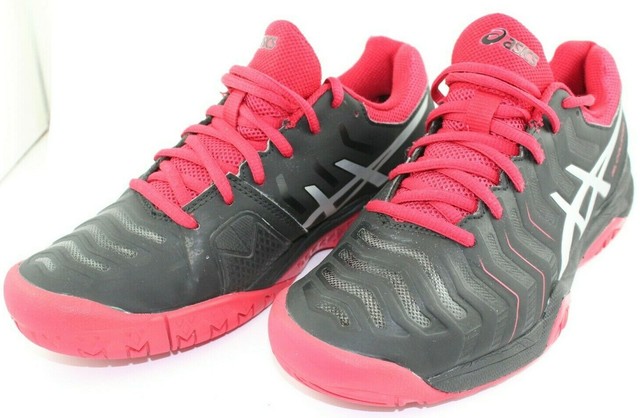 asics red tennis shoes