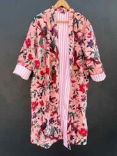 Luxury Velvet Fringe Jacket Coat Kimono Duster Floral Printed Kimono Long Jacket