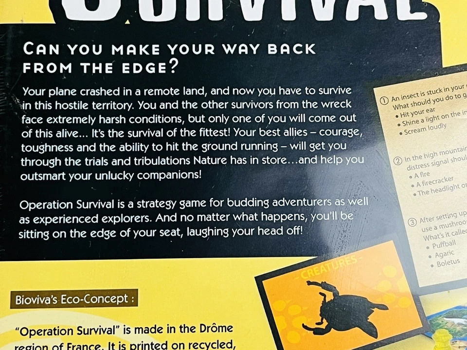 Operation Survival Board Game Can You Make Your Way Back From The Edge Sealed - Image 4 of 4