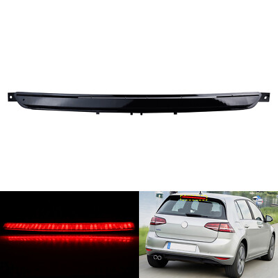 Schwarz Hintere Hohe dritte Bremslicht-Bremsleuchte für VW Golf 7 5G mit Spoiler