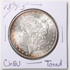 1879-S $1 Morgan Silver Dollar in Choice BU Condition #7102 Toned