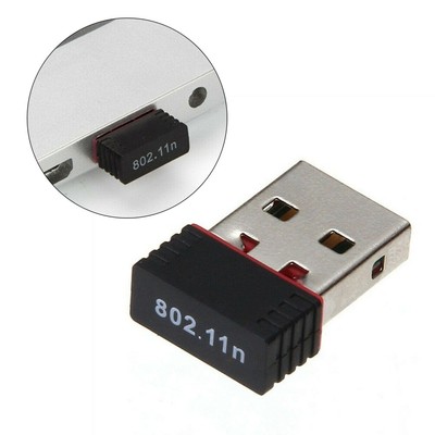 USB 2.0 Wireless 802.11n 150 Mbps Nano WiFi Network Adapter Dongle Receiver