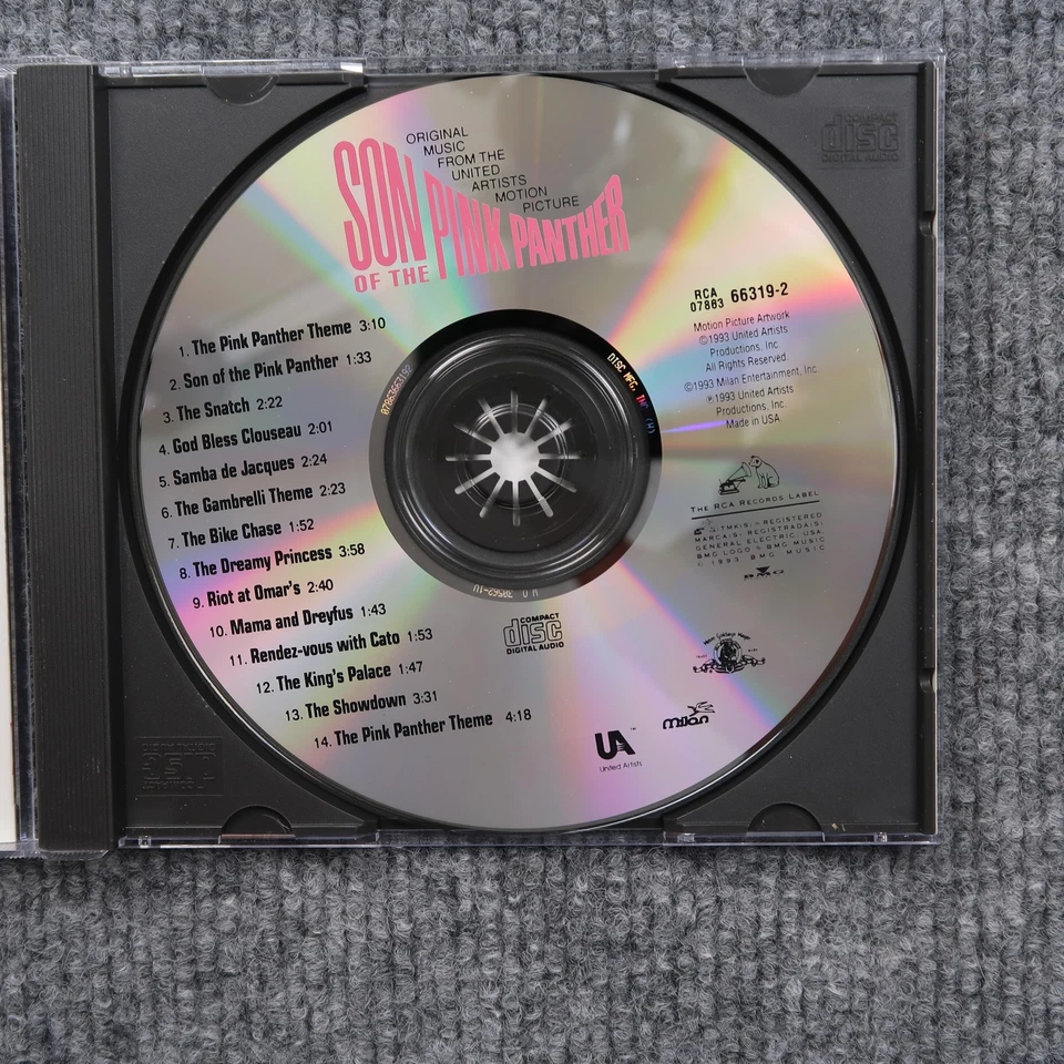 Son of the Pink Panther CD Original Soundtrack 1993 Bobby McFerrin Henry Mancini Foto 4 de 4