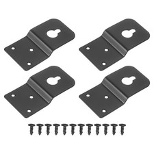 4Pcs, Wall-Mounted Speaker Hanging Brackets with Screws 3.11x1.61In