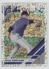 2019 Panini Donruss Optic White Sparkle Prizm Kyle Freeland #126 03rx