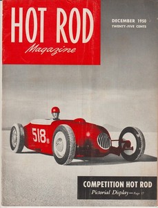 HOT ROD December 1950 Ford 1932 V8 Salt Flats Dry Lake NHRA SCTA drag racing