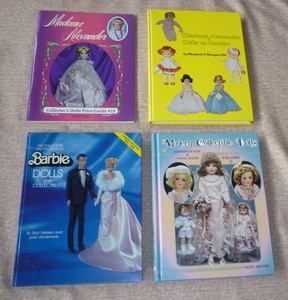 4 VINTAGE COLLECTIBLE DOLL IDENTIFICATION BOOKS -  BARBIE -  MADAME ALEXANDER