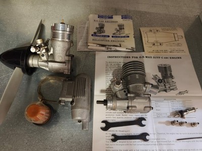OS Max 21VF und OS Max 50 mit Zubehör