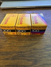 Lot of 3 Kodak Kodacolor Film - 2-VR 200  1-VR-G 100 - 36 Exposure Each