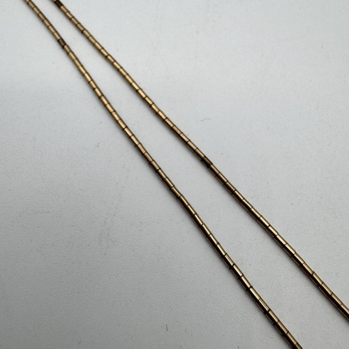 Collana Vintage Argento Liquido Vermeil Turchese Laurea 16" - Foto 4 di 8