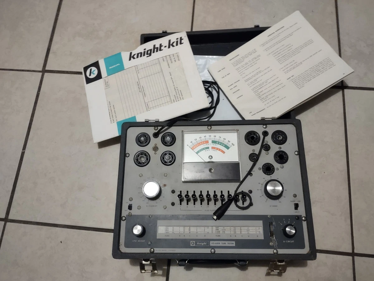 Knight KG-600B tube tester 真空管テスター Knight KG-600B - Electronixandmore.com