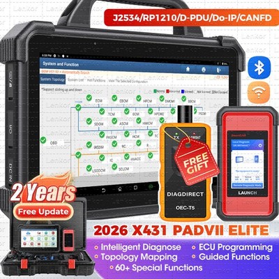 2026 LAUNCH X431 PAD VII ELITE PAD 7 PRO Diagnostic Scan Key Programming Coding