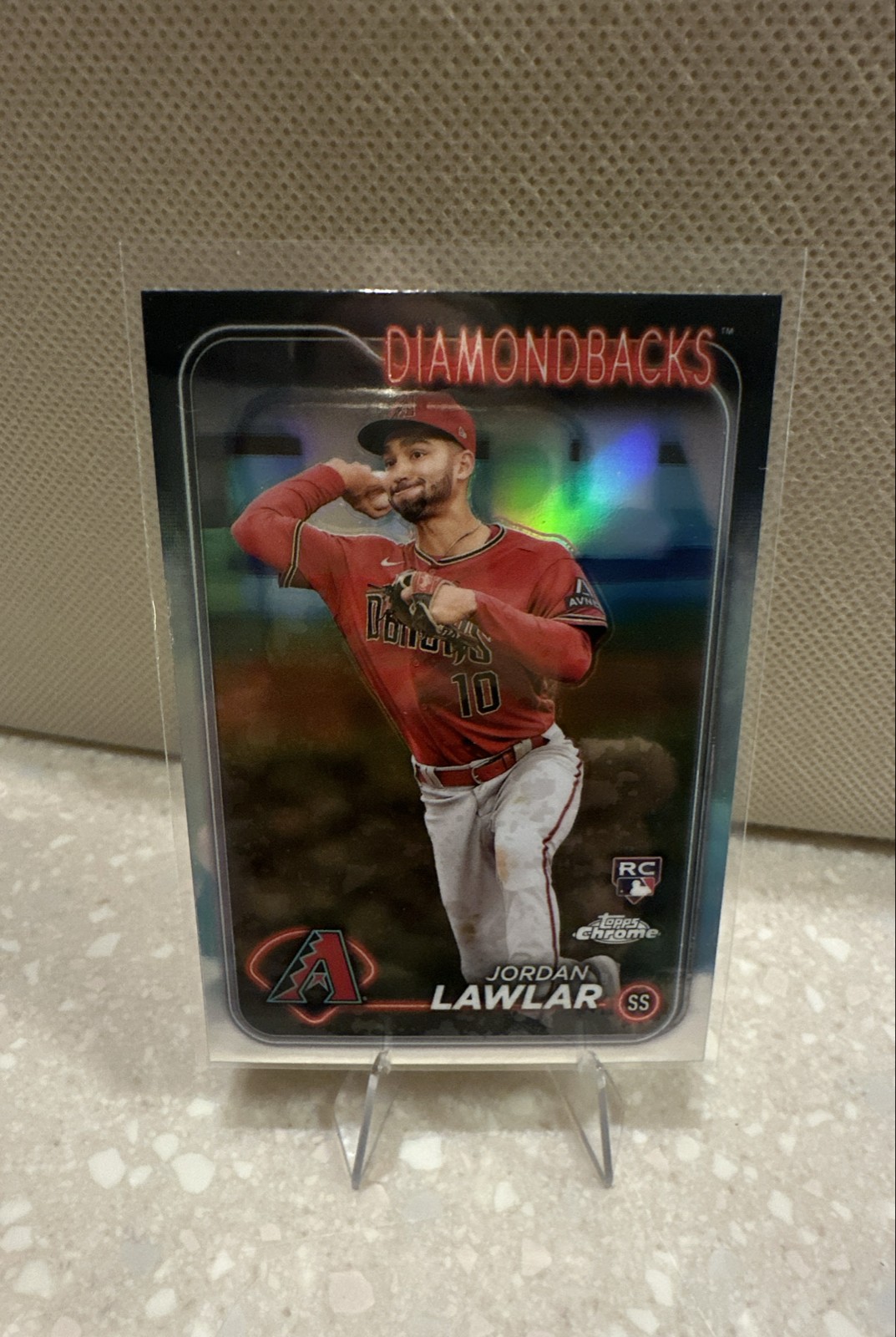 2024 Topps Chrome - Jordan Lawlar #229 Refractor (RC)