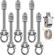 BeneLabel Heavy Duty Swing Hangers with Bearings - Set Medium, Small, 6 pack