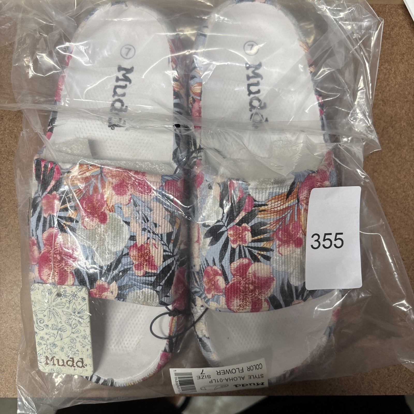 SAOLA Sandali donna Mudd Aloha Slide suola EVA fiore floreale taglia 7