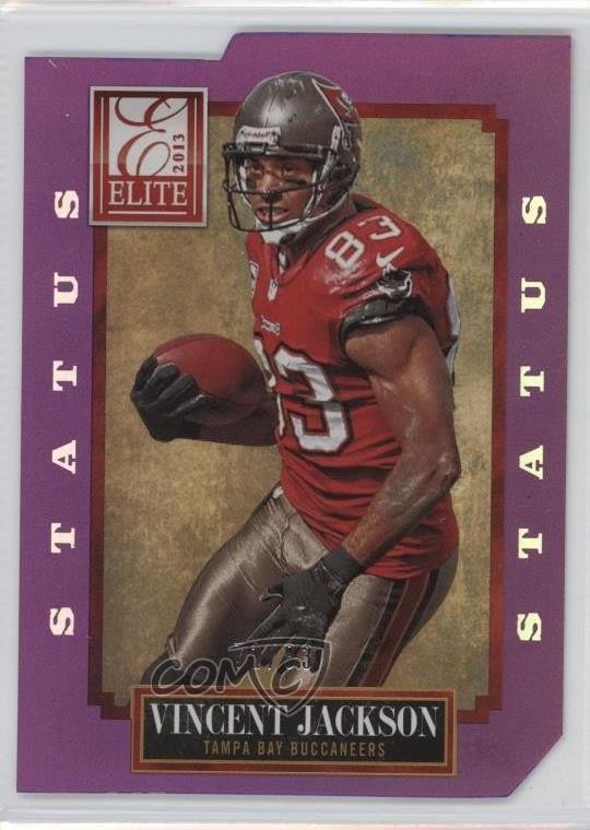 2013 Panini Elite Status Purple Die-Cut 71/83 Vincent Jackson #93 7k0