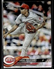 2018 Topps Chrome #82 Raisel Iglesias Refractor Baseball Card 0603M