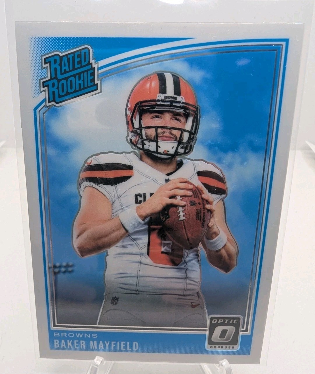 2018 Donruss Optic - Rated Rookie Baker Mayfield #153 (RC)