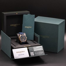 Audemars Piguet Code 11.59 Chronograph "Blue Nuit Nuage" Rose Gold Dial 26393OR 19