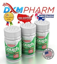 3 PACK Cough suppressant, 100 Tablets, 30mg