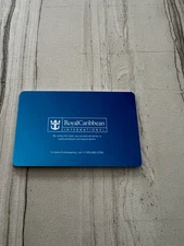 Royal Caribbean Cruise Line Blue Room Door Key Card W/ Logo Ovation of the Seas