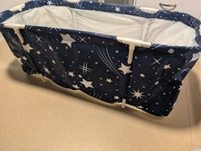 Bathtub Folding Portable Bath Tub Adult Kids Warm Home Spa Soaking Barrel PVC