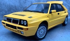 Kyosho   LANCIA  Delta  HF  Integrale 1992 Yellow 1:18 Car Pre-built Model