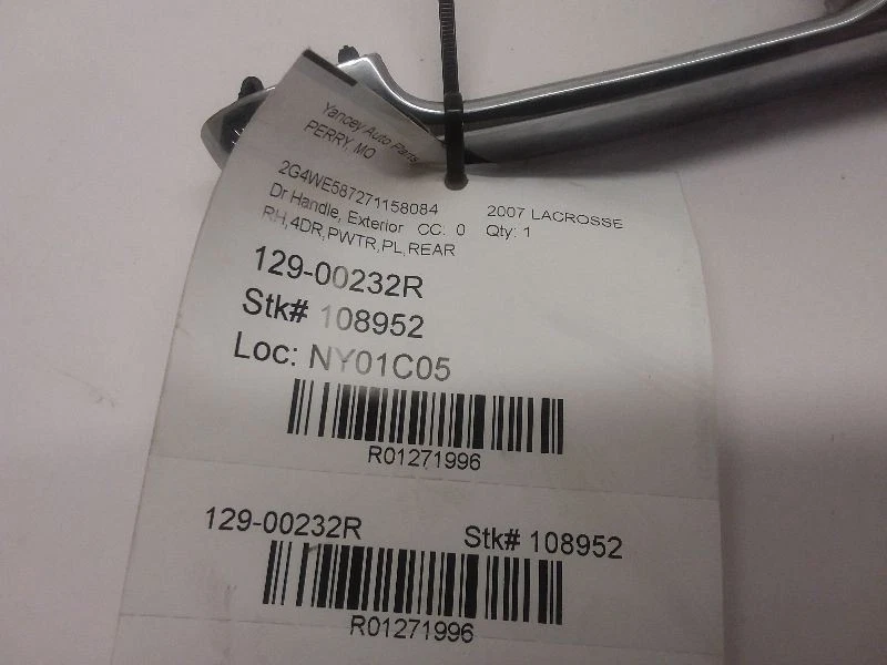 2005-2009 Buick LaCrosse Allure Passenger Door Handle Exterior Front or Rear Rh Foto 4 de 4